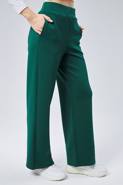 Maison La Femme Women's Green Pants