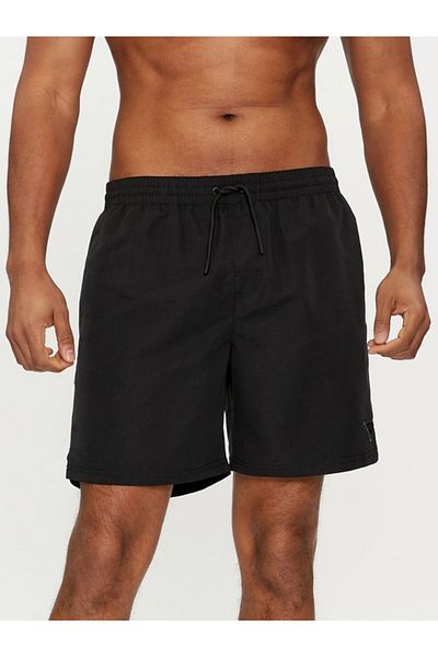 Guess Ανδρικό μαύρο μαγιό Swımtrunk Basic Medium F4gt01wg282-jblk
