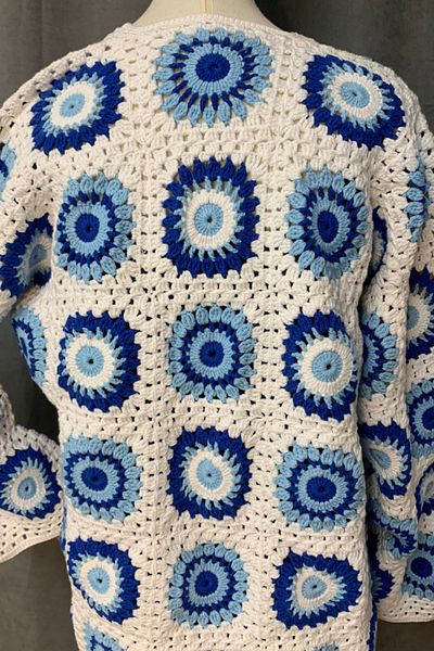 Uretti - Cardigan tricotat cu fir de bumbac Yıldız 7202 - 38 / 40 / 42