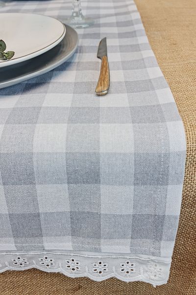 cotton maison Runner festonat carouri Retro 40x110 Cm
