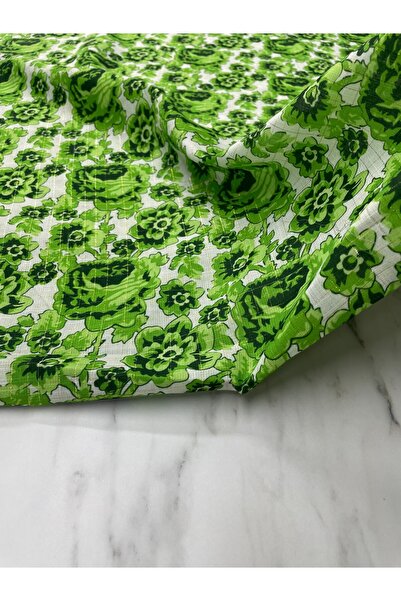 ipekkumaş Gold Glitter Turquoise Pattern Dress Fabric Linen Fabric Our Produc...
