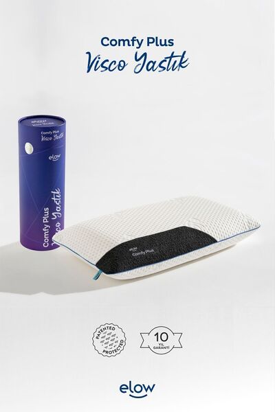 Elow Comfy Plus Klasik Visco Ortopedik Yastık, 70x45x11
