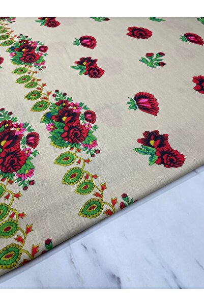 ipekkumaş Türkmen Desen Elbiselik Keten Kumaş Ürünümüz Adet Olarak Satılır 1 Adet 1 Metre