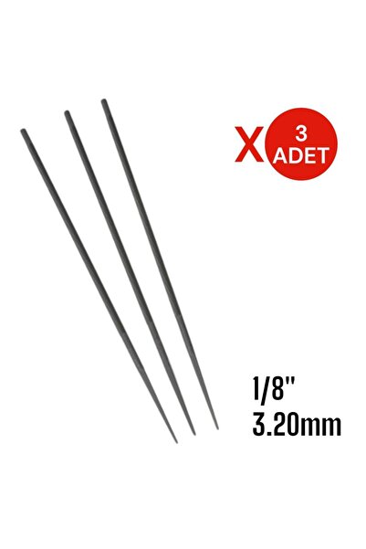 İtal Ital Budama Testeresi Zincir Bileme Eğesi 1/8'' (3.2MM) 3 Adet