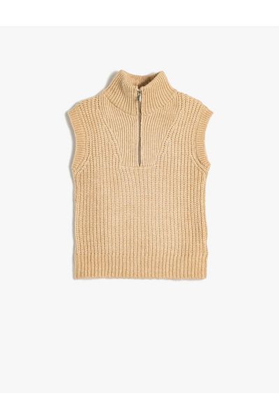 Koton Beige Girls' Sweater - 5Wkg90006At