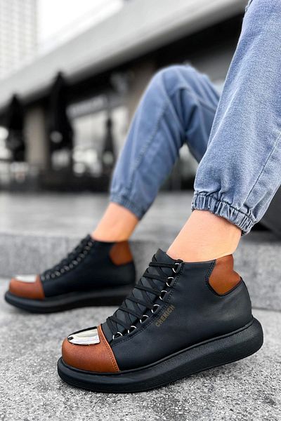 Chekich Ch267 Gst Roma Mirror Men's Boots Black/tan