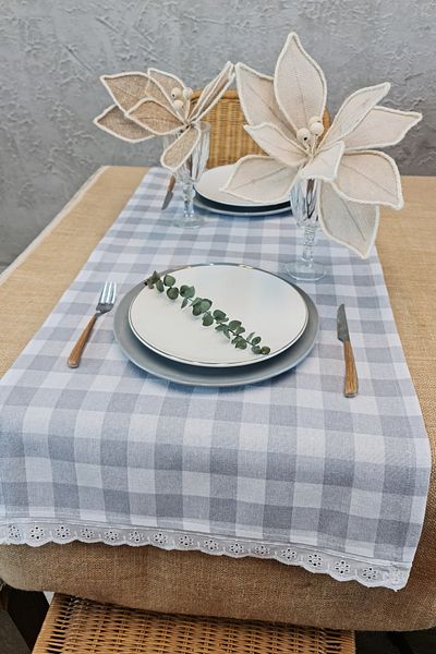 cotton maison Runner festonat carouri Retro 40x110 Cm
