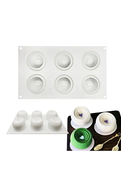 PASTRY PLANET Professional Silicone Mold with 6 Compartments