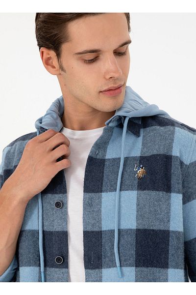 U.S. Polo Assn. Πόλο Ασν. Ανδρικό πουκάμισο Comfort Fit Classic Collar Dark Blue G081SZ004.000.1943972