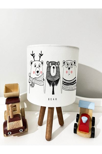 dekomingo Bear Bears Children's Room Lampshade