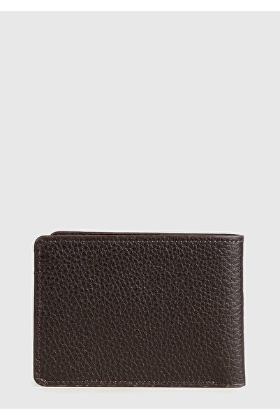 Carrera Μαύρο πορτοφόλι CAR009 καφέ από γνήσιο δέρμα