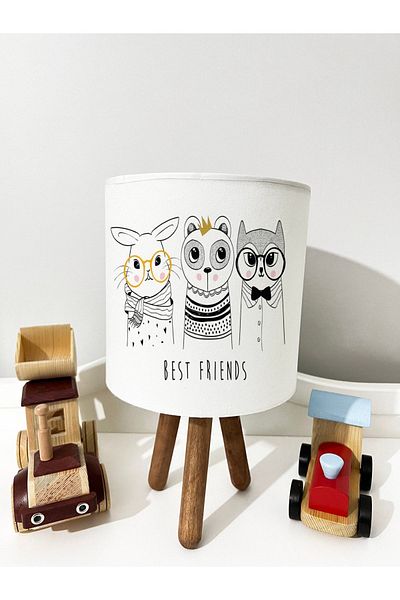 dekomingo Best Frıend Children's Room Lampshade