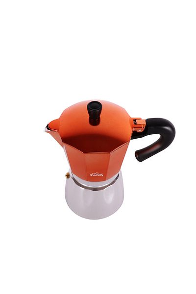 Any Morning Hes-6 Kupferfarbene 240-ml-Espresso-Kaffeemaschine – Moka-Topf