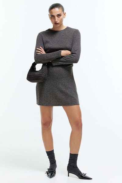H&M Fitted jersey dress