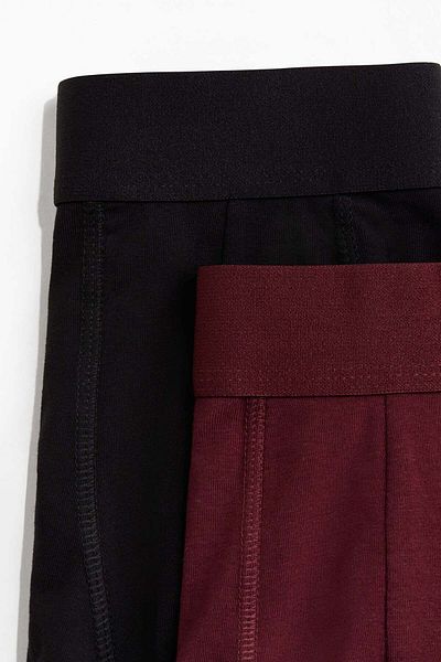H&M مجموعة من 5 سراويل داخلية قطنية متوسطة الحجم