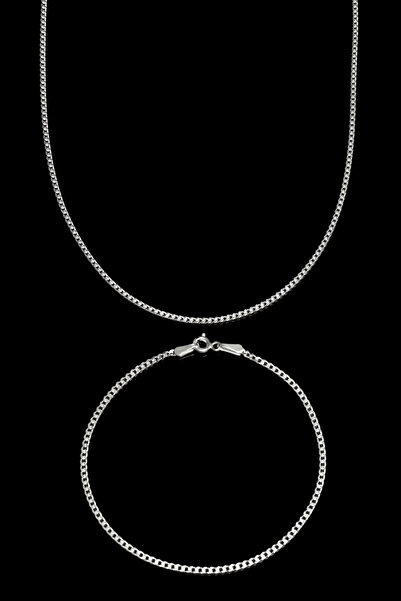 OTTOTESBİH Erkek Gurmet Kolye Erkek Gümüş Kolye Bileklik Seti