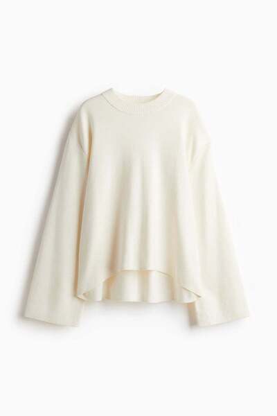 H&M Oversized curved-hem jumper