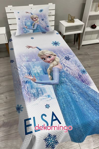 dekomingo Girl Character Frozen Baby and Child Baza Pique Set