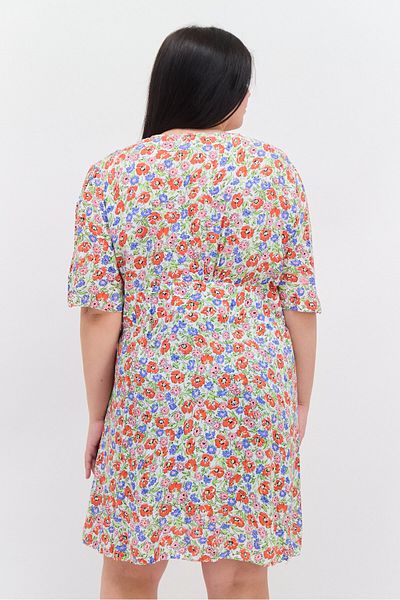Nobody’s Child Women Floral Print Mini Dress, Red Combo