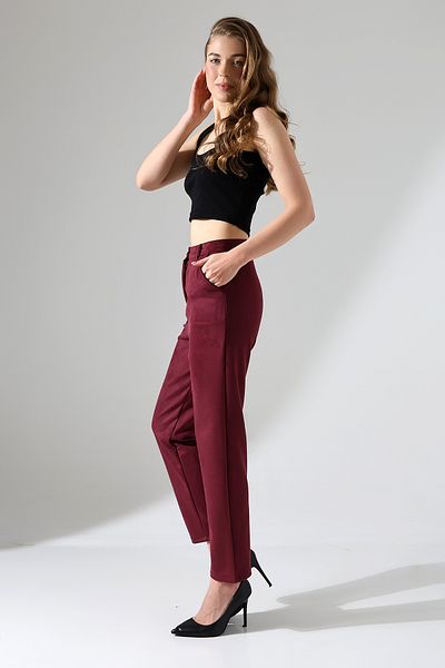 Gugus Women's Suede Cartoon Pants