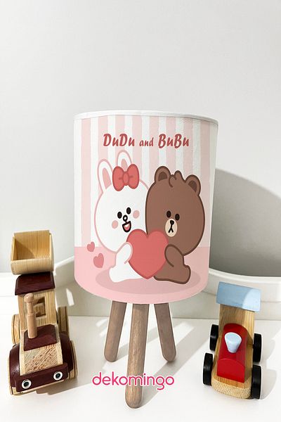 dekomingo Mini Love Dudu and Bubu Baby and Children's Room - Lampshade