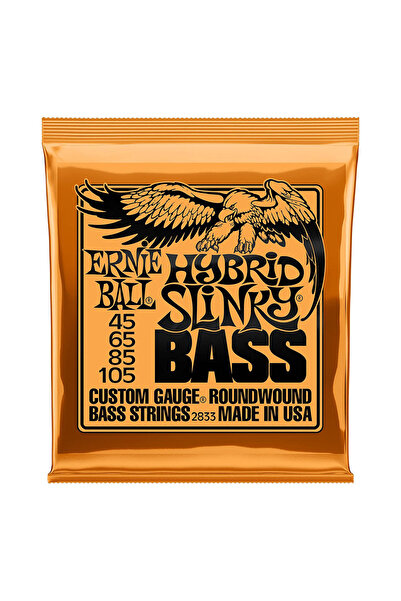 Ernie Ball P02833 Hybrid Slinky Nickel 45-105 (4 TELLİ) Bas Gitar Teli
