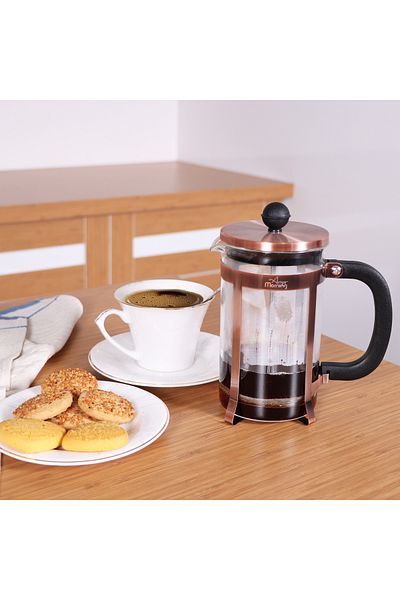 Any Morning ماكينة تحضير القهوة والشاي الفرنسية، 600 مل - 20 أونصة