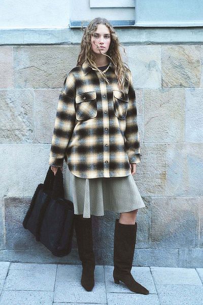 H&M Oversized twill shirt