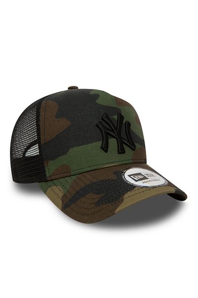 NEW ERA Унисекс тениска с камуфлажни мотиви New York Yankees Trucker - 11579473