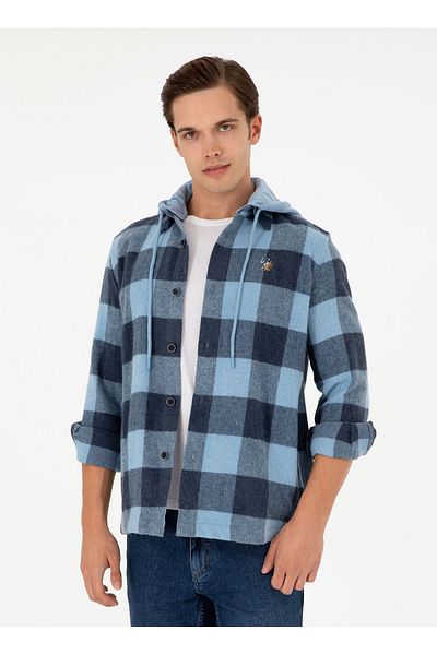 U.S. Polo Assn. Πόλο Ασν. Ανδρικό πουκάμισο Comfort Fit Classic Collar Dark Blue G081SZ004.000.1943972