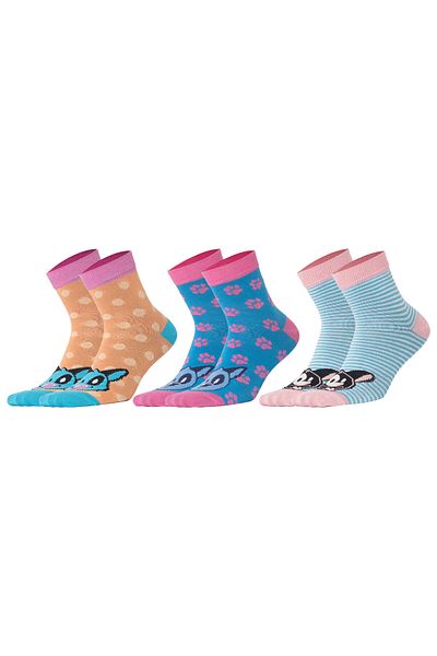 Biggdesign Dogs 5 Pcs Women Socket Socks