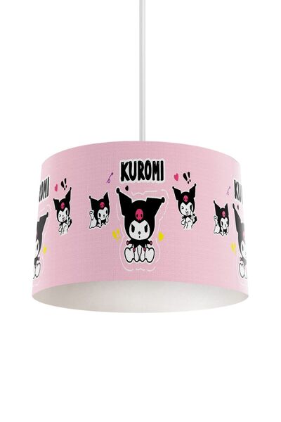 dekomingo KUROMİ ÜÇLÜ PEMBE DESENLİ BEBEK VE ÇOCUK ODASI AVİZE