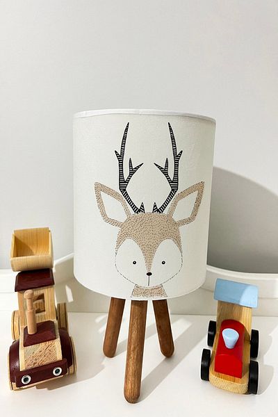 dekomingo YAVRU GEYİK PATTERNED BABY AND CHILDREN'S ROOM LAMP