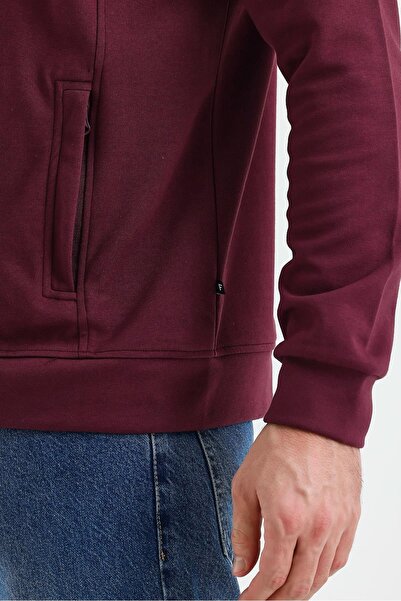 yakamor Unisex ψηλός λαιμός Φούτερ με φερμουάρ