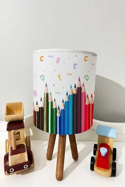 dekomingo PEN ALPHABE PATTERNED BABY AND CHILDREN'S ROOM LAMP