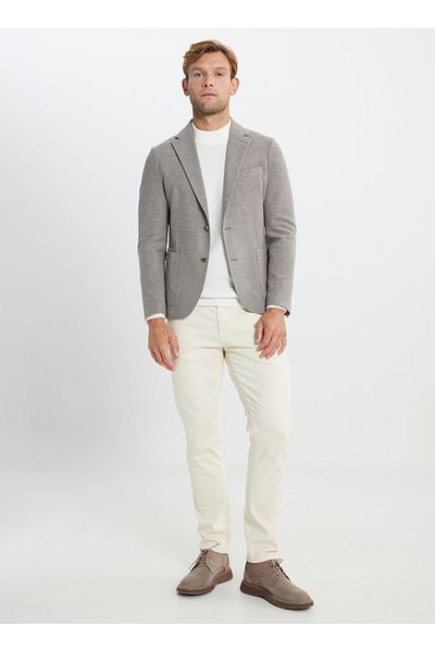 ALTINYILDIZ CLASSICS Ανδρικό μπουφάν Altınyıldız Ανοιχτό Καφέ Slim Fit - TACT ACE 042510112