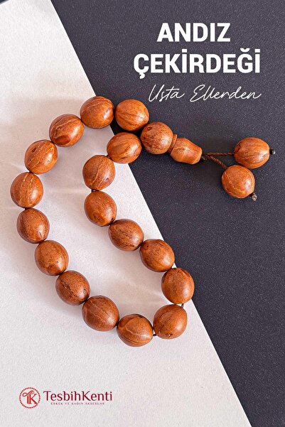 TESBİHKENTİ Usta İşi 17'Lik Andız Çekirdeği Tesbih