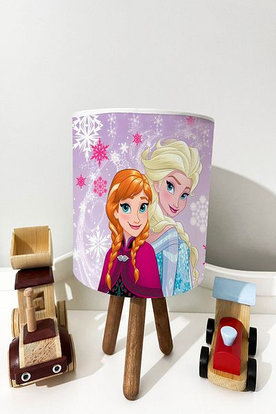 dekomingo LILA ELSA AND ANNA SNAKE PATTERNED BABY AND CHILDREN'S ROOM LAMP SHADE