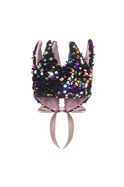 MIMI LULA Mimi & Lula Rainbow Dazzle Sequin Taç