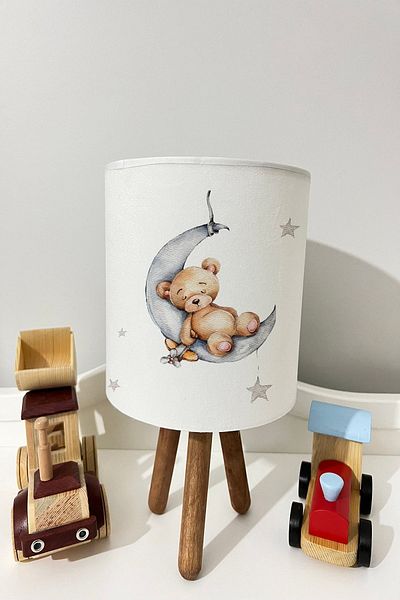 dekomingo MONTHS SLEEPING BEAR BABY AND CHILDREN'S ROOM LAMP
