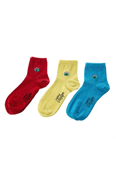 Biggdesign Glitzersocken-Set „My Eye on You“.