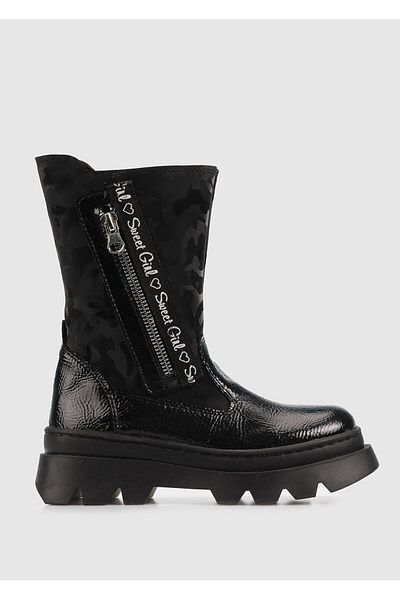 Kiddo Black Girl's Boots