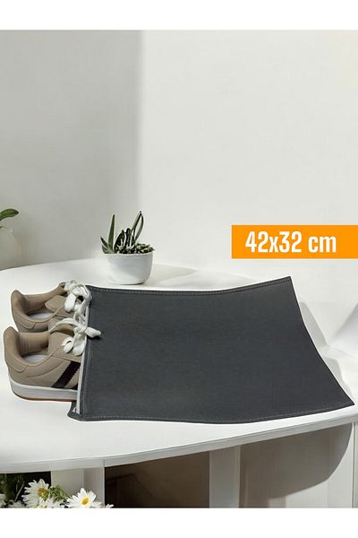 Balkan Room Anthracite Shoe Storage Bag Travel Scrap Multipurpose Zipper Cabinet Drawer Suitcase Organizer