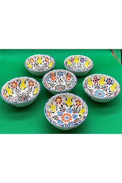 artwaykütahya Kahvaltılık,reçellik , sosluk el yapımı kase 6 adet