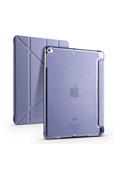 kılıffuarı Apple iPad 9.7 2018 (6.Nesil) Kılıf Tri Folding Darbe Emici Kalem ...