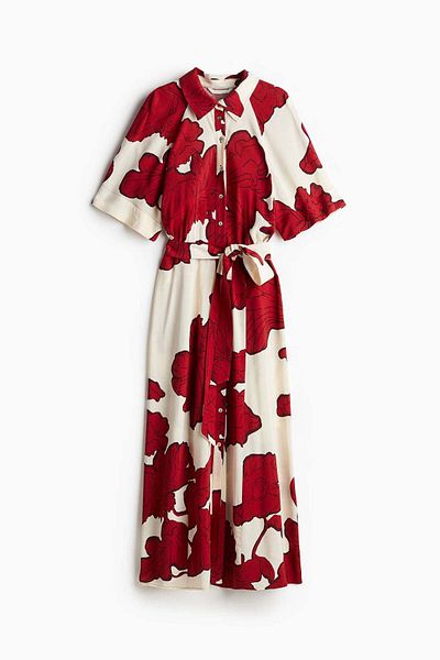 H&M Tie-belt shirt dress