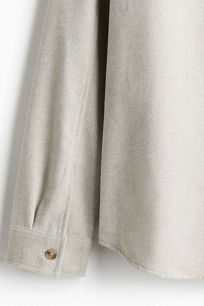H&M Regular Fit Felted overshirt