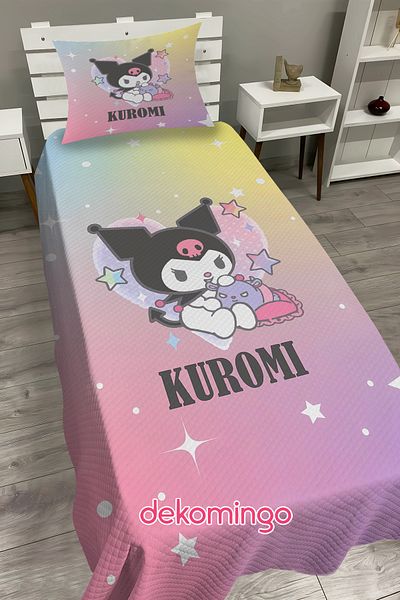 dekomingo Rainbow Kuromi̇ Baby and Children's Room Pipe Set