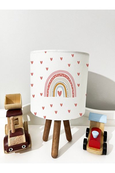 dekomingo Powder Triple Rainbow Children's Room Lampshade