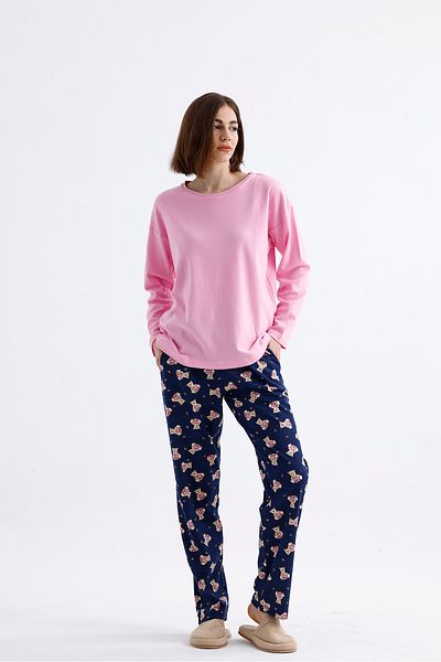Magic Form Long Sleeve Pajama Set - 17204
